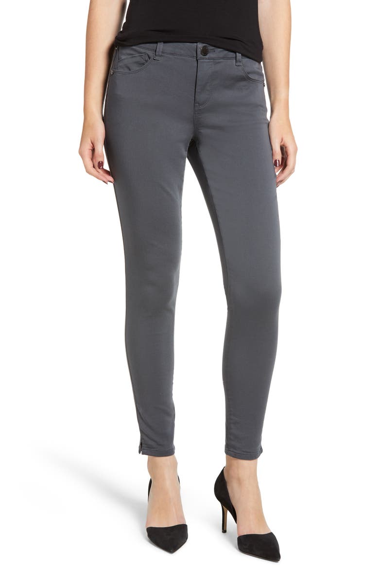 Ab-Solution Ankle Skinny Pants (Nordstrom Exclusive), Main, color, PEWTER