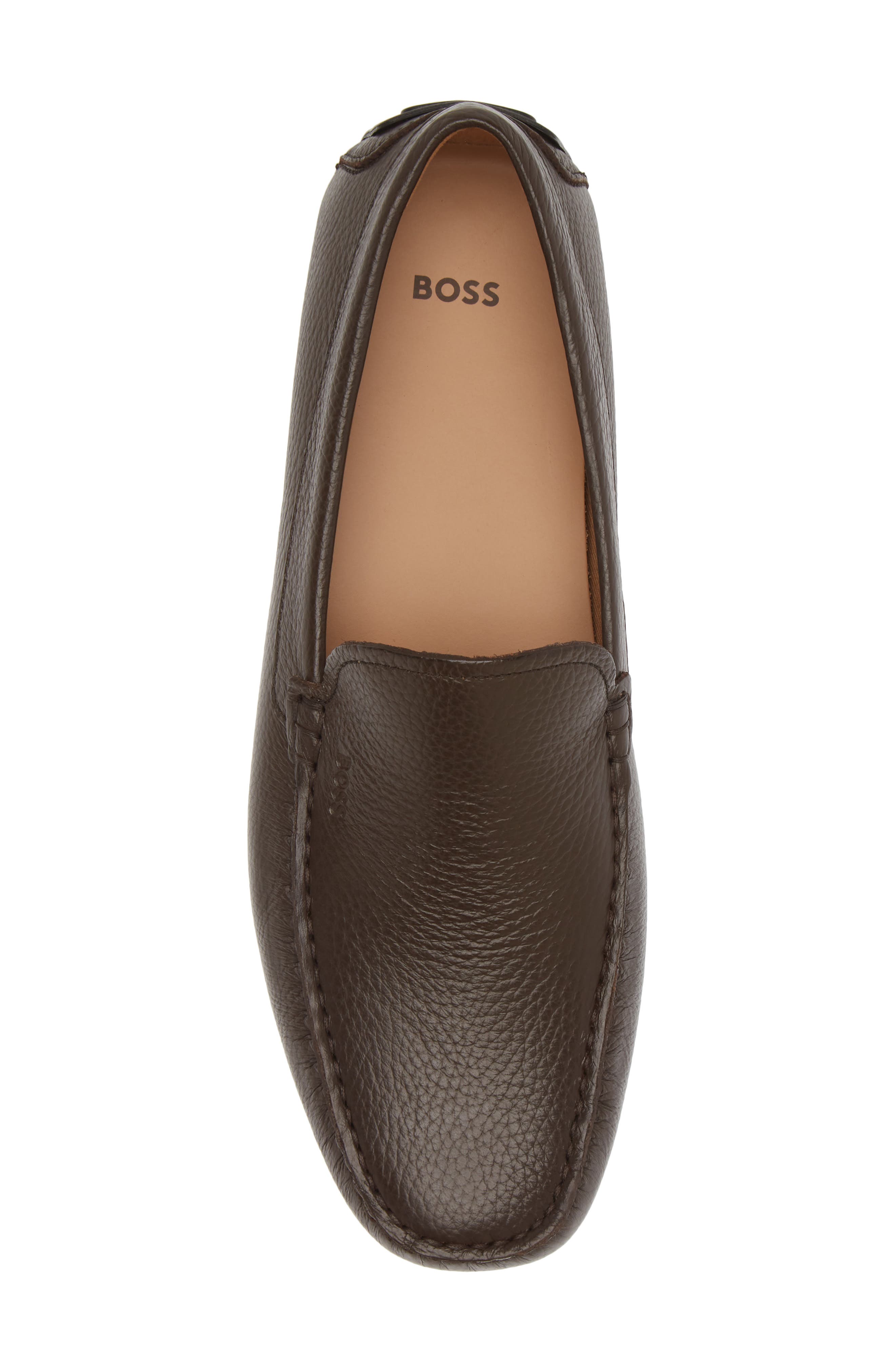 BOSS Grady Driving Loafer, Alternate, color, Dark Brown