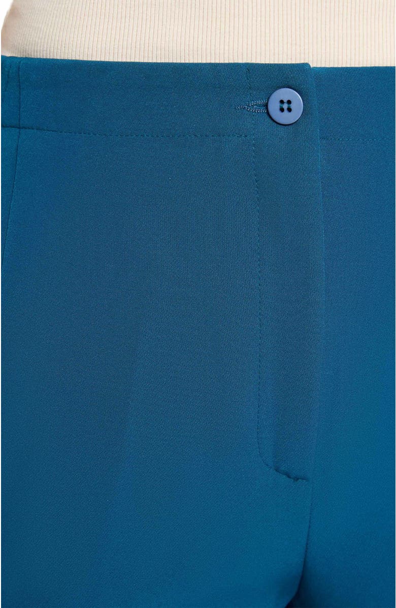 Santorelli BETH Flared Pant in Stretch Techno Crepe, Alternate, color, Aquamarine