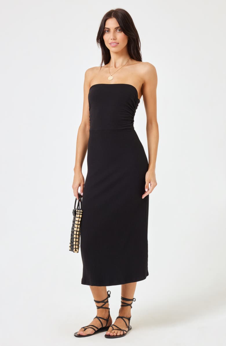 LSPACE Manaia Convertible Cover-Up, Alternate, color, Black