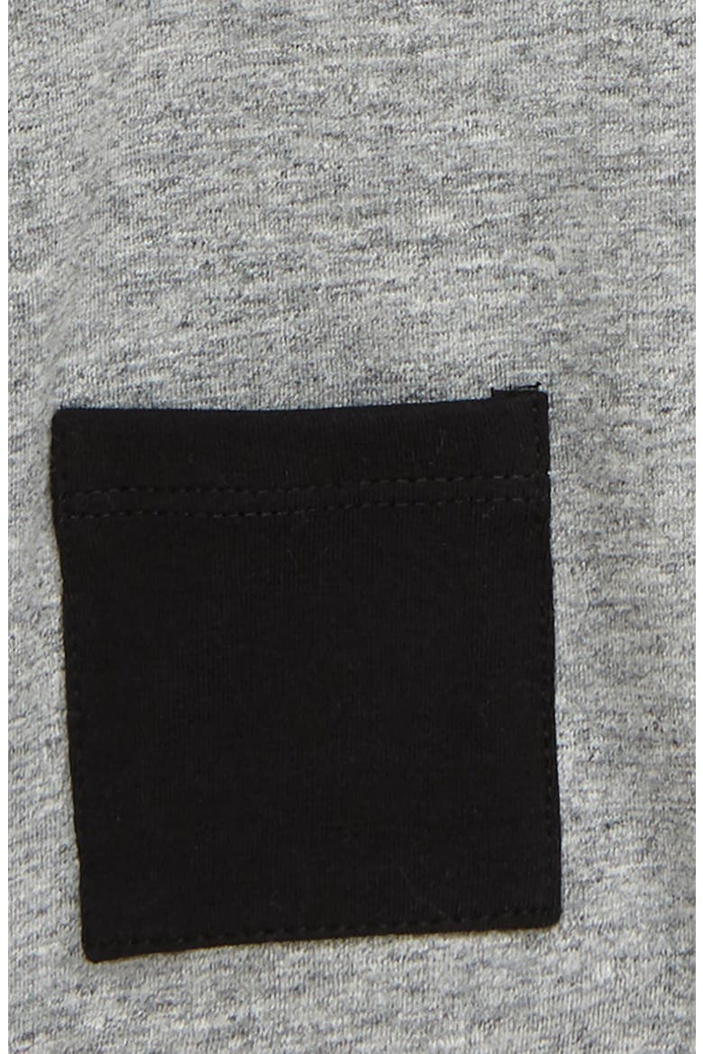 miles baby Stretch Organic Cotton T-Shirt, Alternate, color, DARK HEATHER GREY