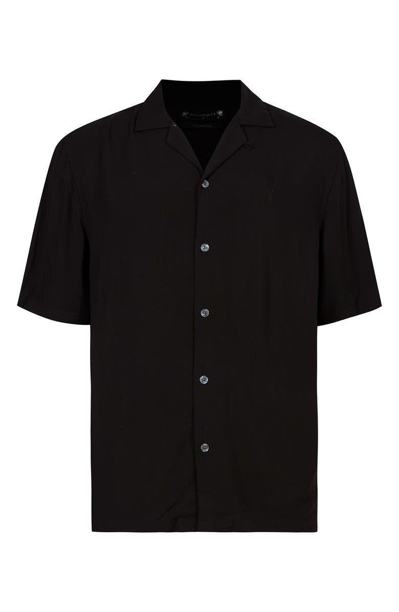 AllSaints Venice Relaxed Fit Short Sleeve Button-Up Camp Shirt, Alternate, color,