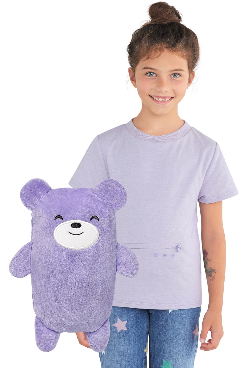 Cubcoats Bori the Bear 2-in-1 Stuffed Animal T-Shirt, Alternate, color,