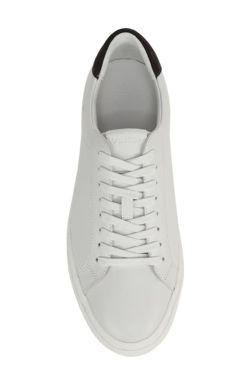 Vince Flash Low Top Sneaker In White