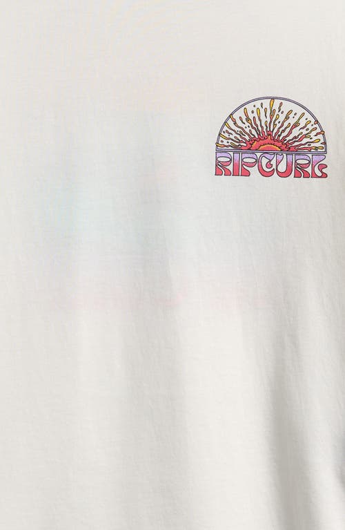 Rip Curl Kids' Grateful Shred Graphic T-shirt In White