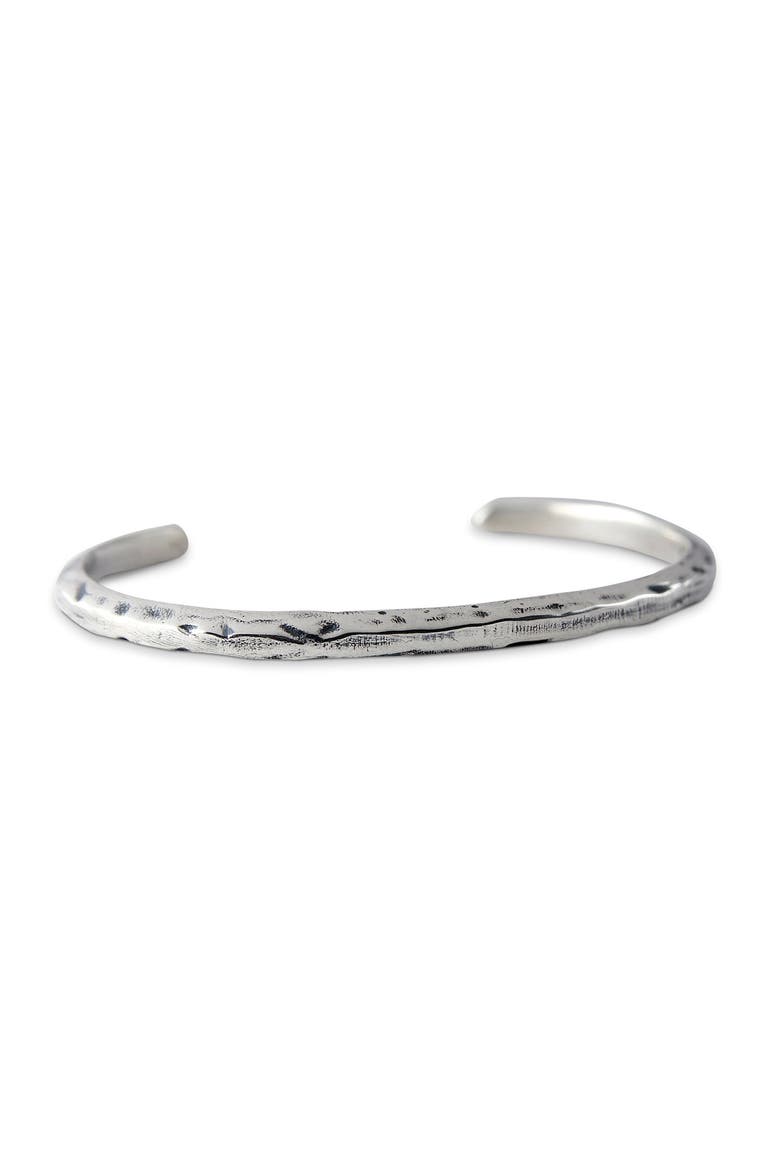 Classic Slim Silver Cuff, Main, color, Sterling Silver