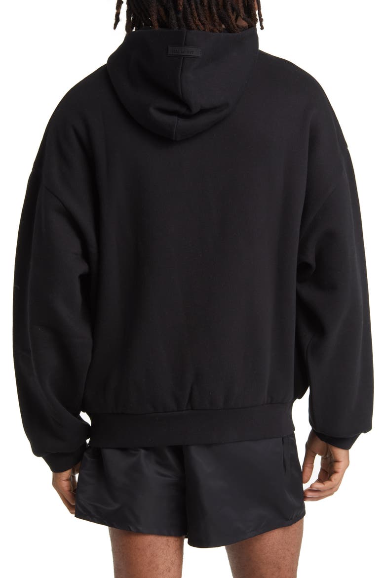 Essential Hoodie, Alternate, color, JET BLACK