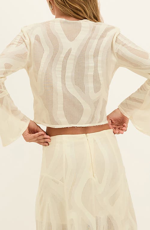Vix Paula Hermanny Avila Cotton Blend Cover-up Top In Multi