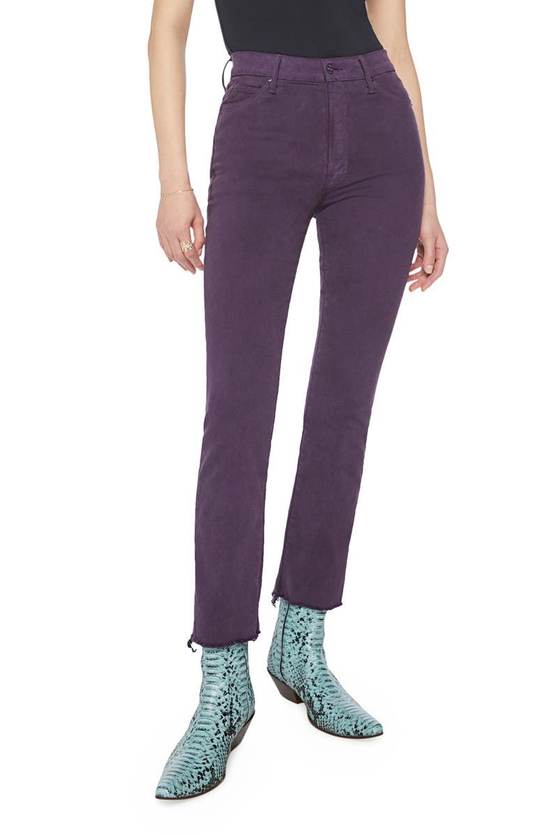 MOTHER Rascal Fray Hem Ankle Straight Leg Jeans, Main, color,