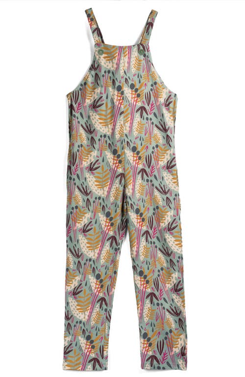 Shop Mightly Organic Cotton Girls Jumpsuit In Whimsy