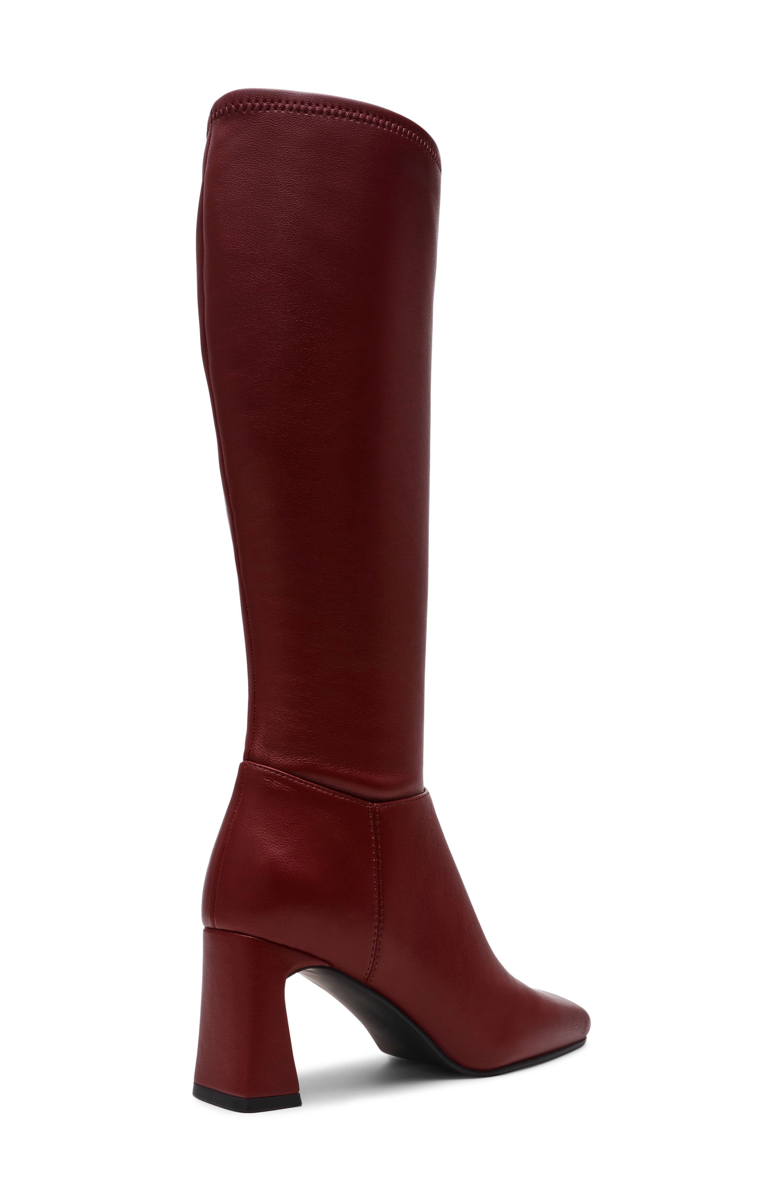 Steve Madden Hunny Knee High Boot, Alternate, color, Burgundy
