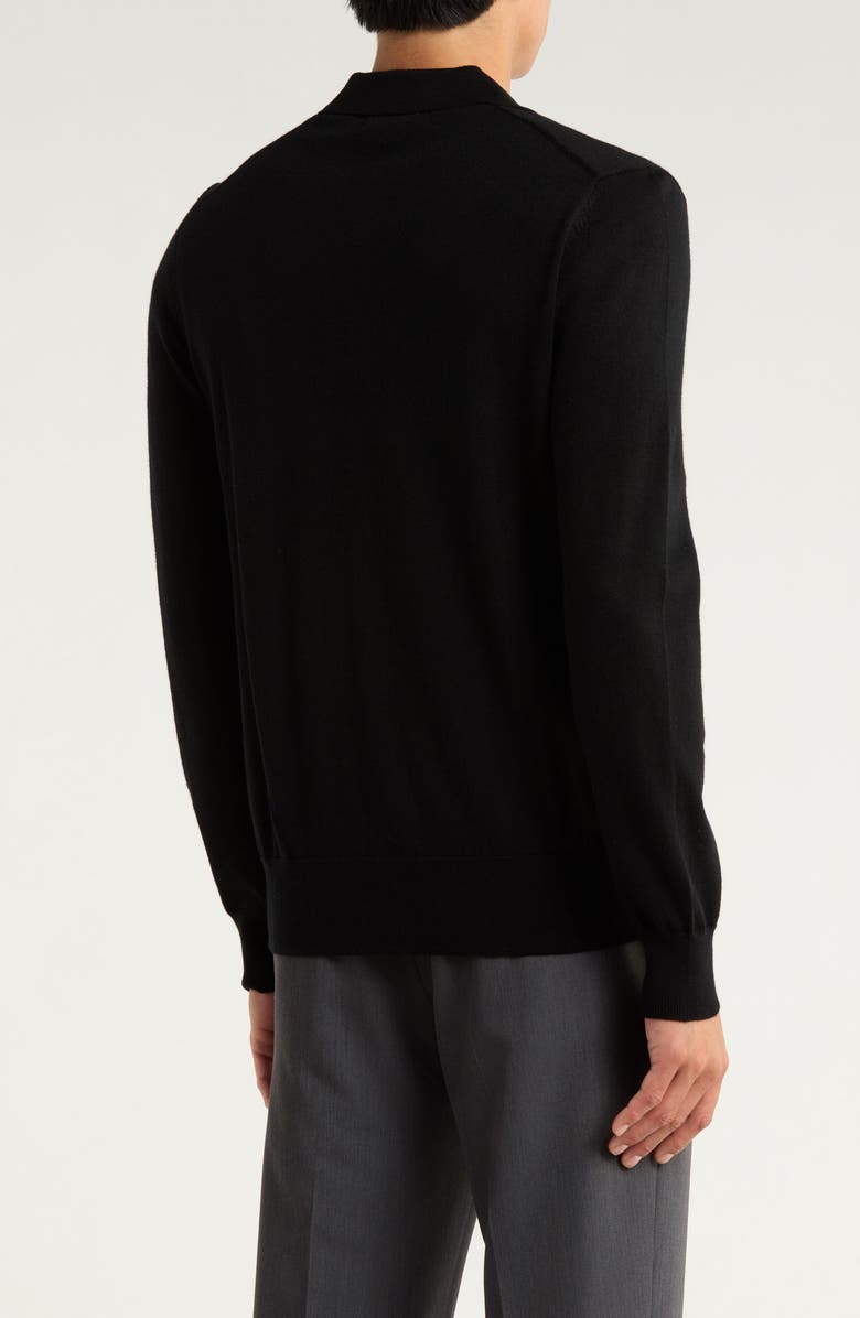 Brooks Brothers Swift Merino Wool Long Sleeve Polo, Alternate, color,