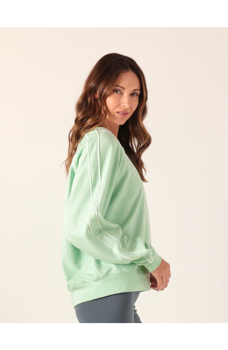 GLYDER Pacer Crew Sweatshirt, Alternate, color, Seafoam