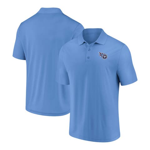 Men's Fanatics Branded Light Blue Tennessee Titans Component Polo