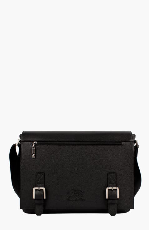 El Cavaleiro Leather Messenger Bag 65