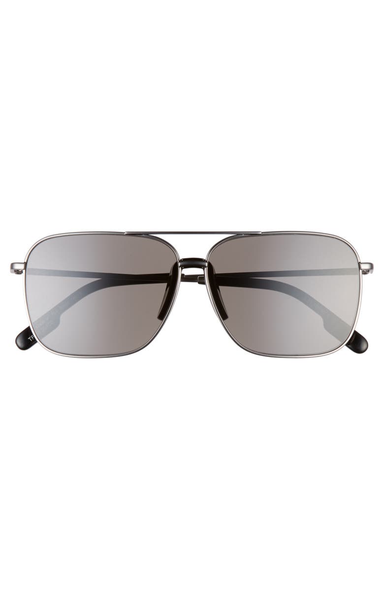 KENZO 60mm International Fit Aviator Sunglasses, Alternate, color, 