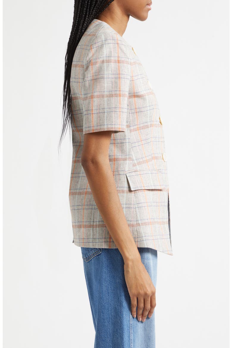 Bodie Plaid Jacket, Alternate, color, MUTED CLAY MULTI