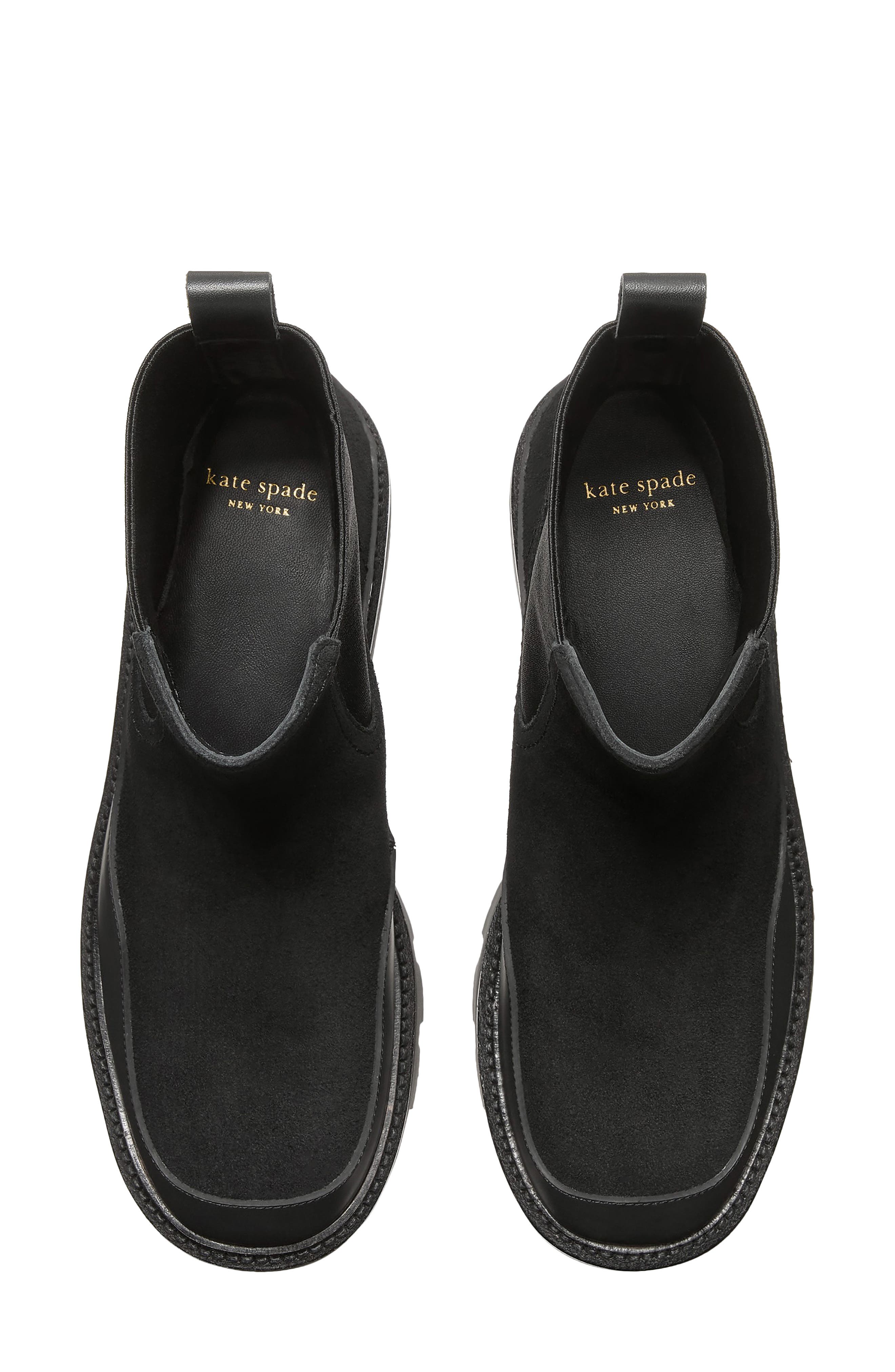 Kate Spade New York london chelsea boot, Alternate, color, Black