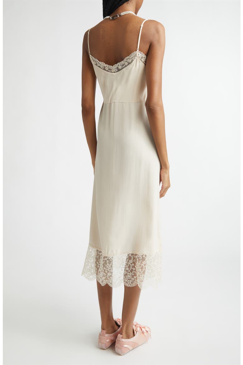 Lace Trim Slipdress, Alternate, color, SAND