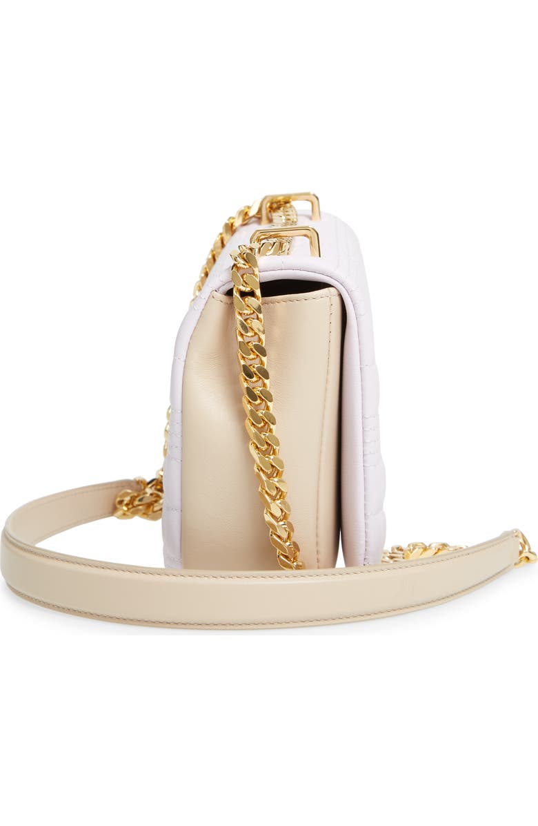 Burberry Small Lola Quilted Two-Tone Lambskin Bag, Alternate, color,