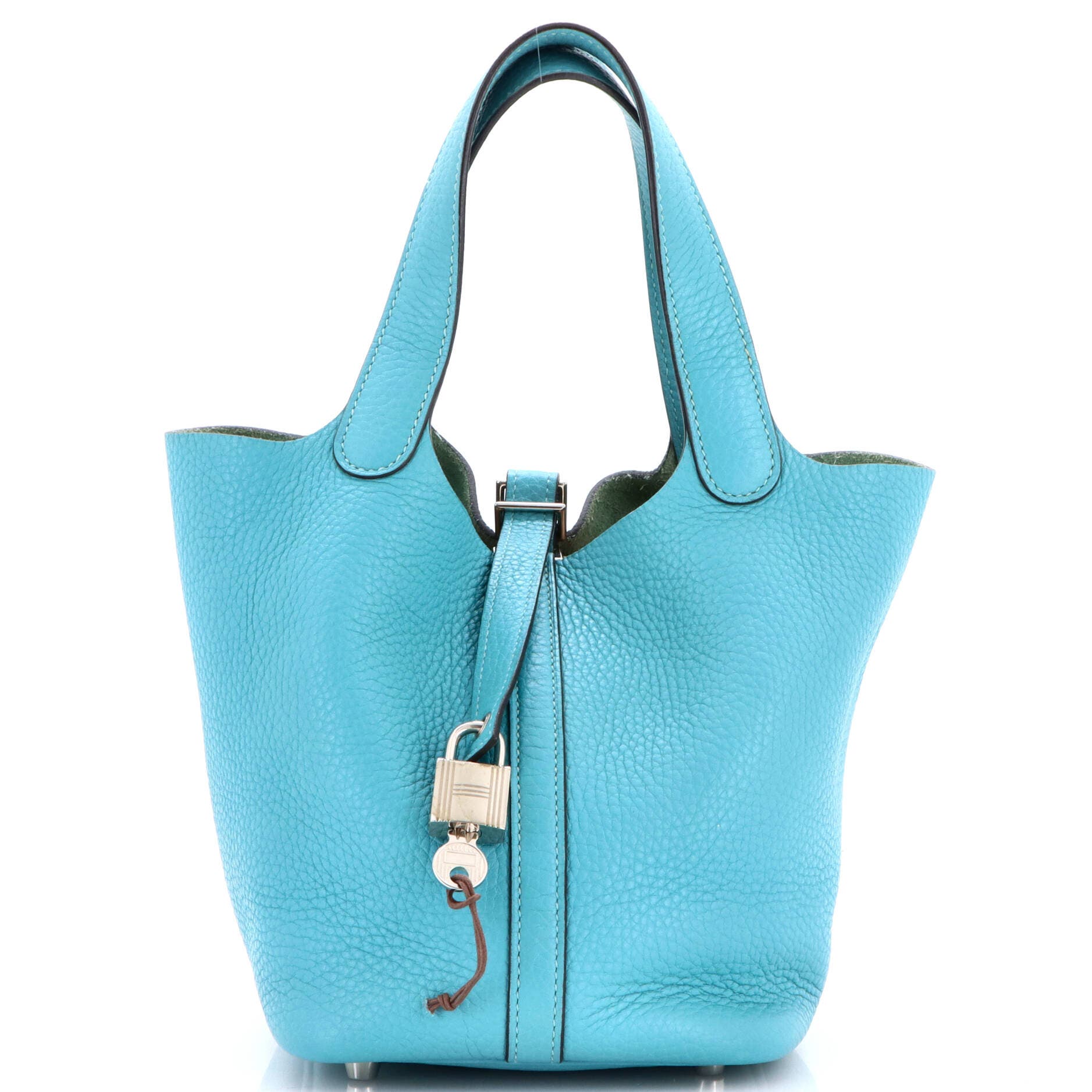 Picotin Lock Bag Clemence PM, Main, color, Blue