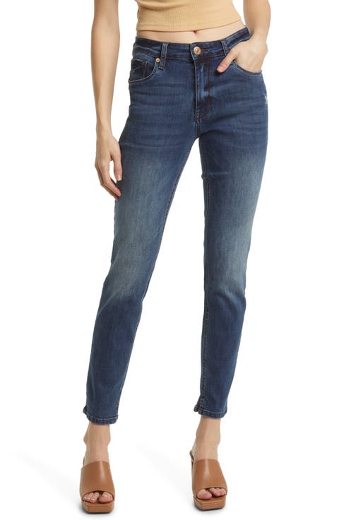 Caroline High Waist Ankle Straight Leg Jeans (Belhaven)