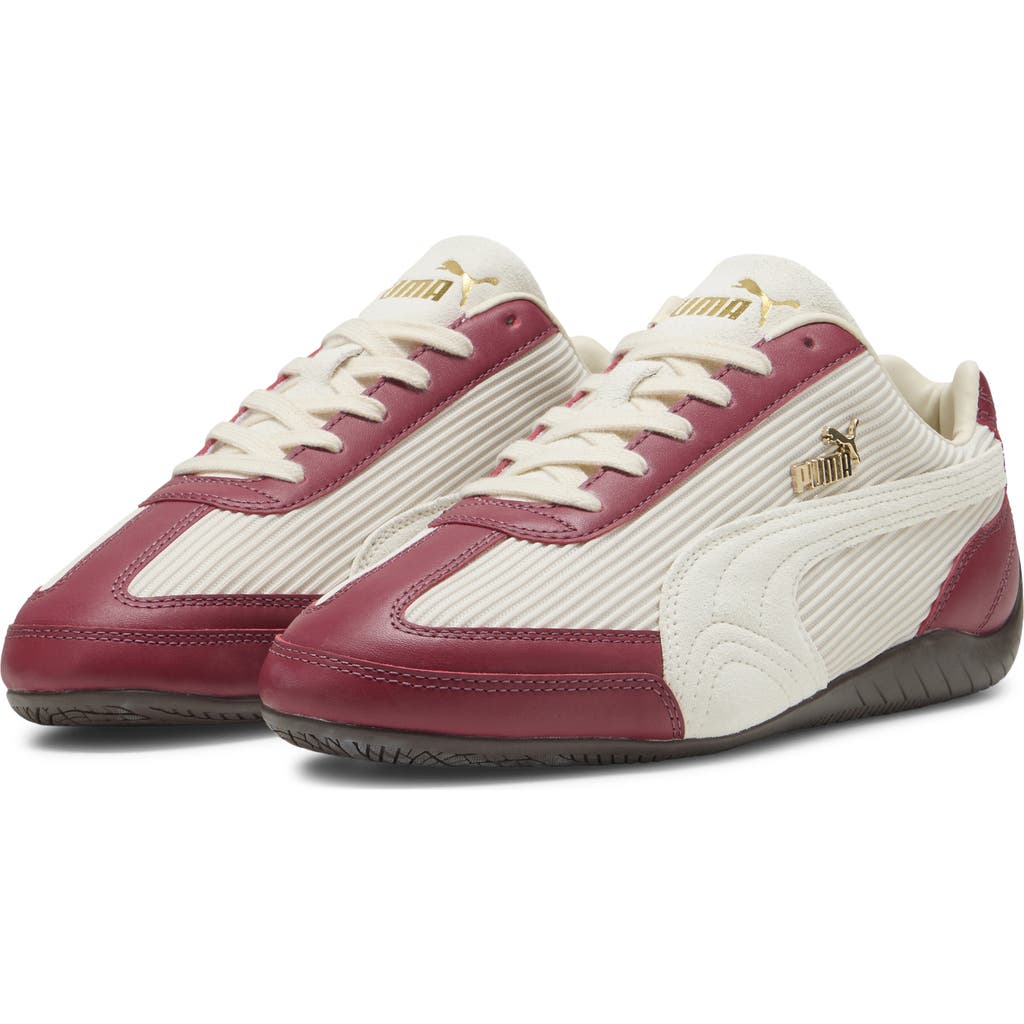 Puma Speedcat Textile Sneaker In Burgundy