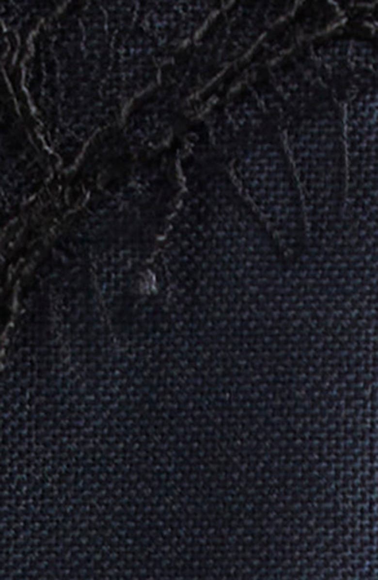 McQueen Day Lace Cutout Wool & Mohair Sheath Dress, Alternate, color, Navy