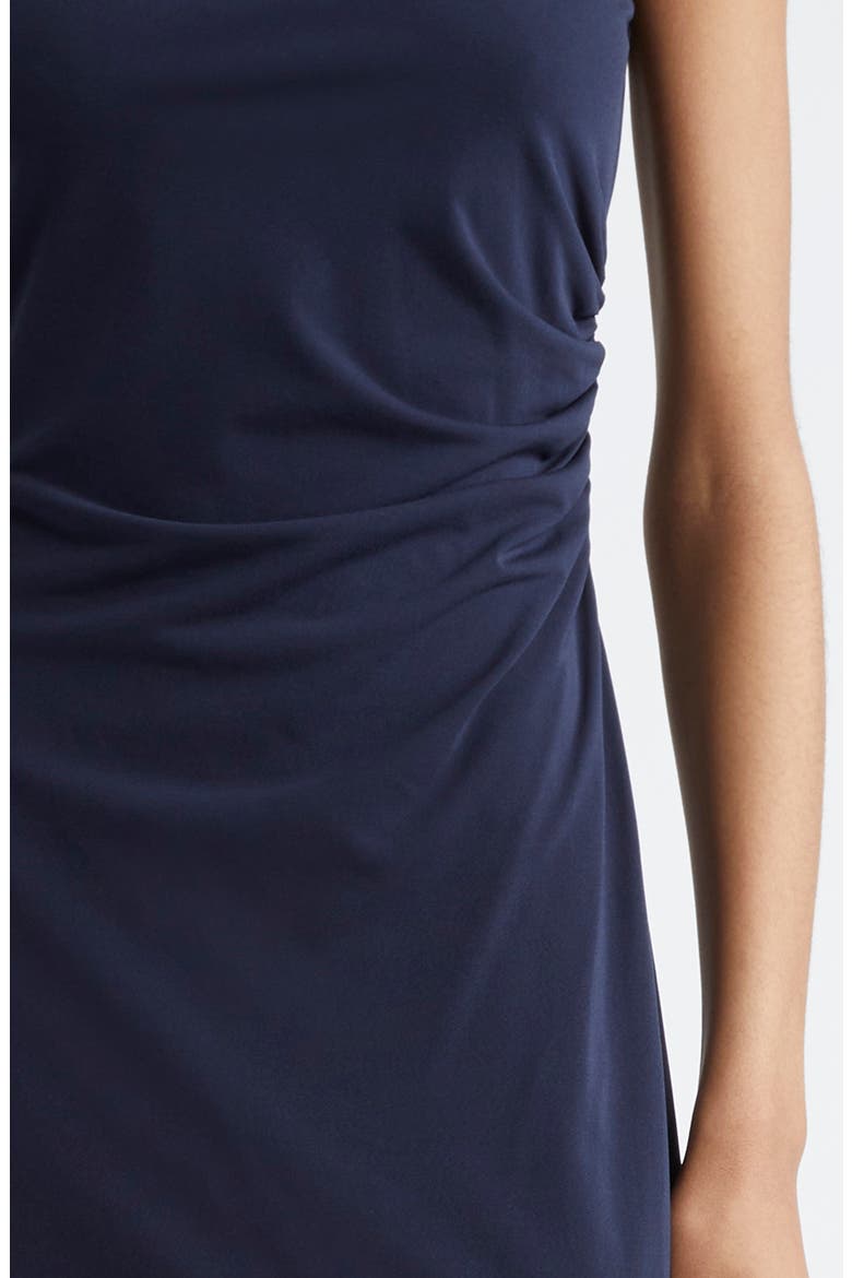 Ruched Sheath Dress, Alternate, color, SOLID BLUE NAVY
