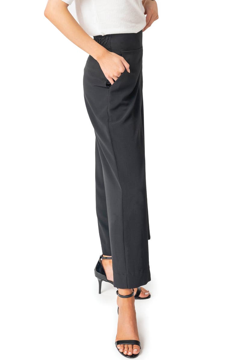 GIBSONLOOK Smocked Waist Wide Leg Pants, Alternate, color, 