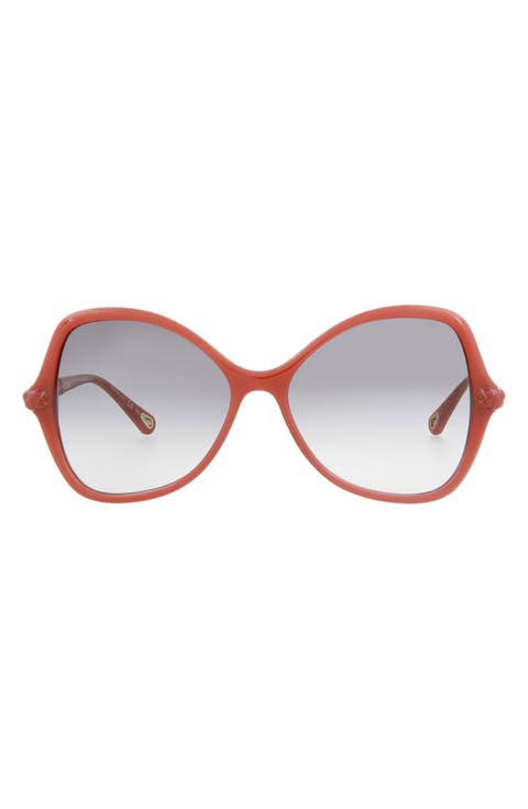 56mm Chloe Core Sunglasses
