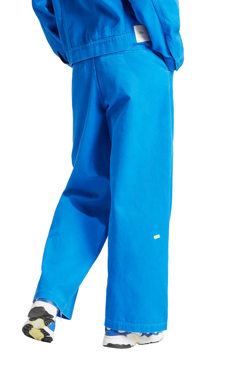 adidas x KSENIASCHNAIDER 3-Stripe Wide Leg Jeans, Alternate, color, 