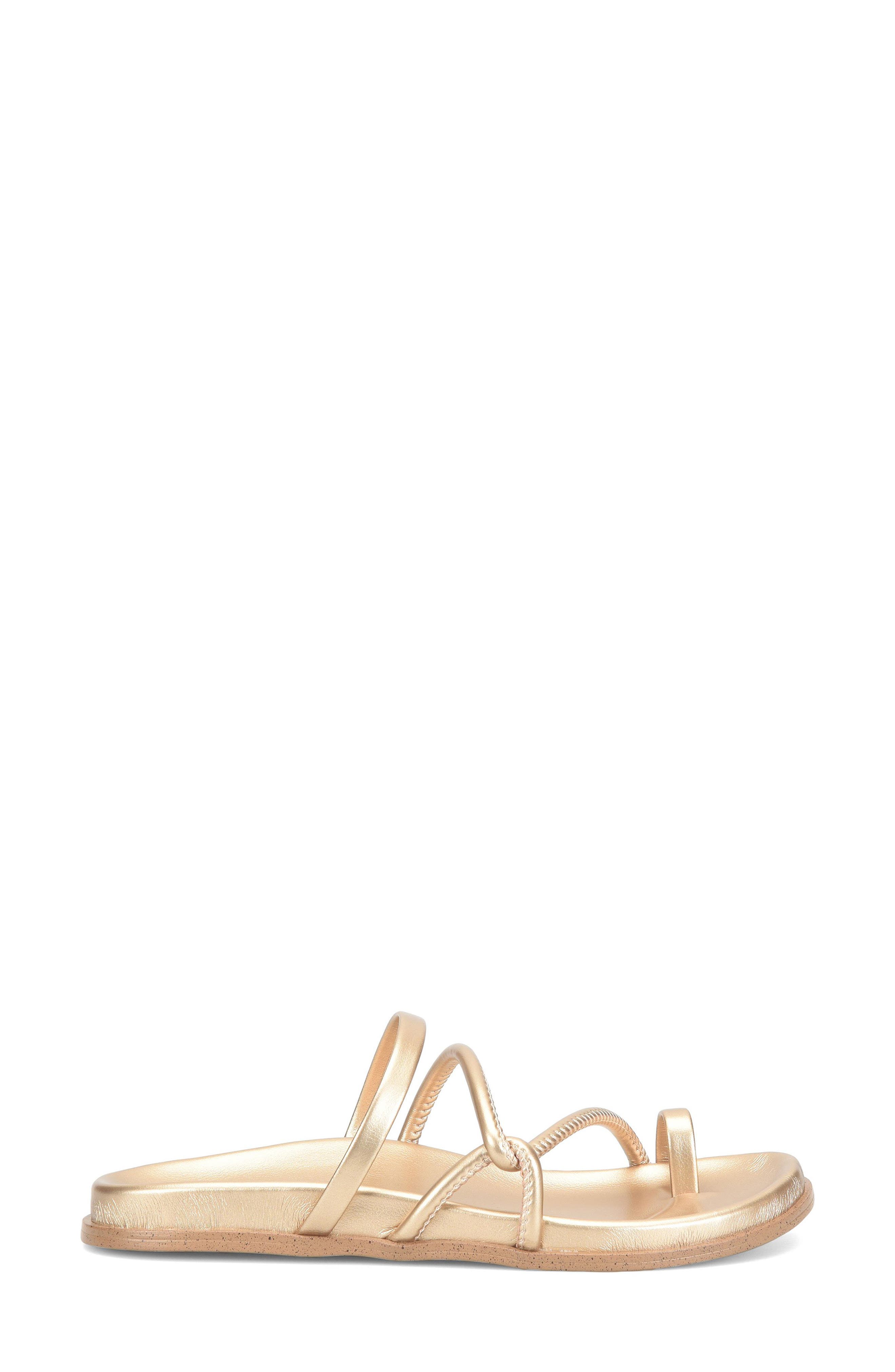 KORKS Audra Sandal, Alternate, color, Gold