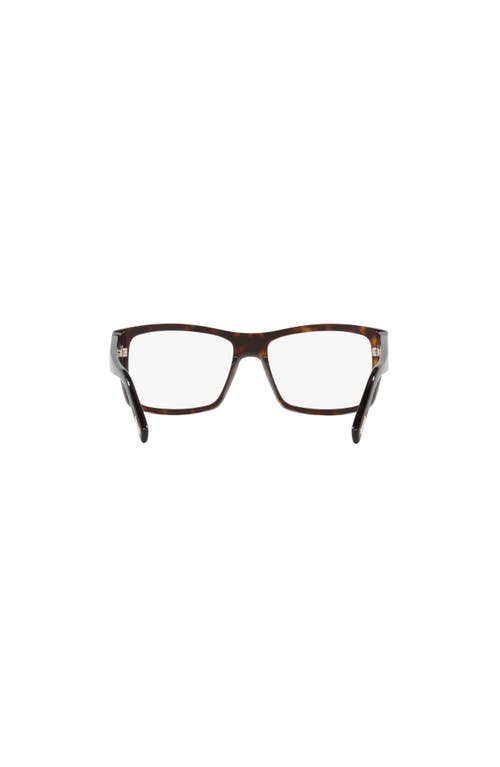 Tom Ford 55mm Square Optical Glasses In Brown