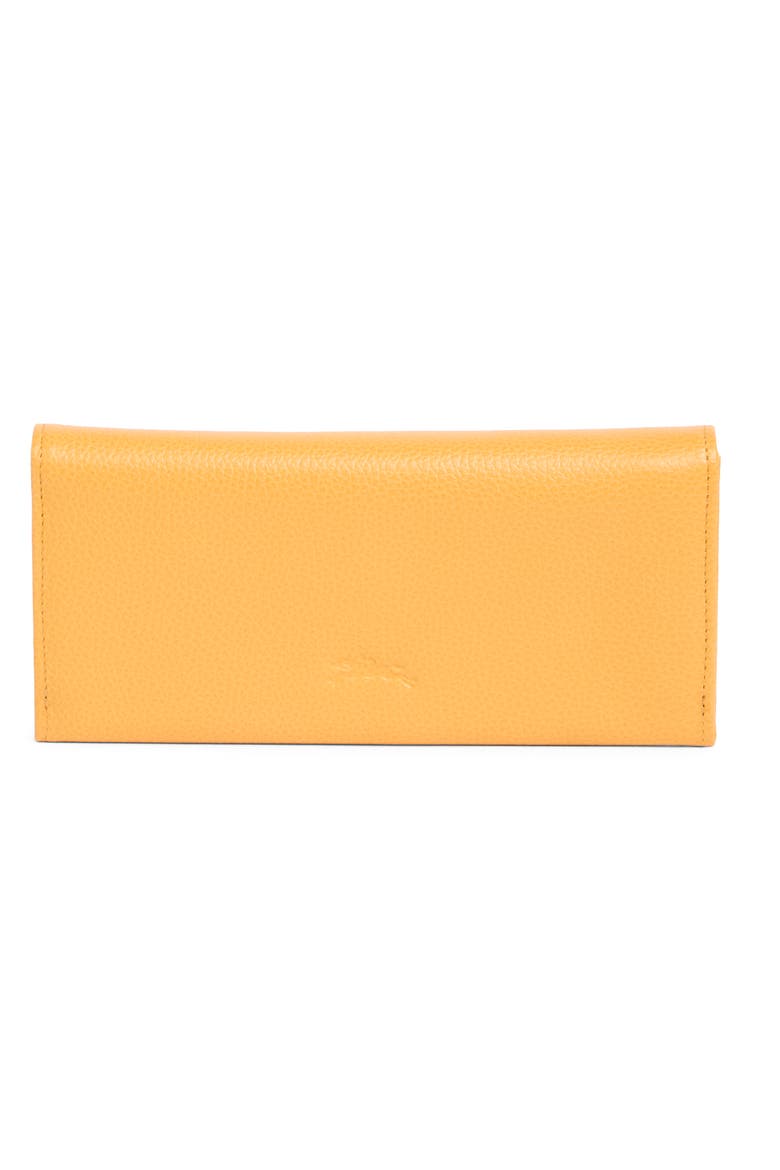 Long Continental Snap Wallet, Alternate, color, APRICOT