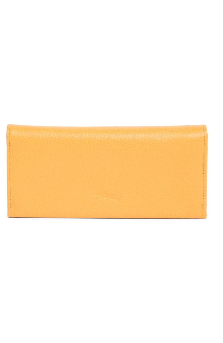 Longchamp Long Continental Snap Wallet, Alternate, color, Apricot