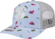 New Era Men's New Era Light Blue/Gray Memphis Grizzlies Adventure Aloha Pattern 9SEVENTY Stretch-Snap Hat