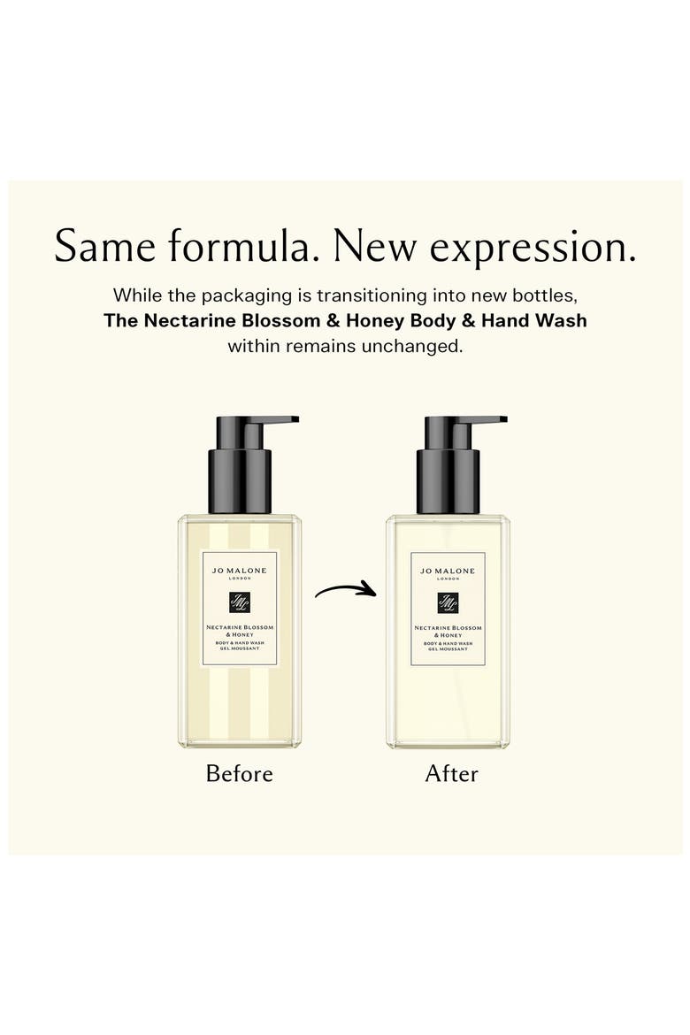 Nectarine Blossom & Honey Body & Hand Wash, Alternate, color, NO COLOR