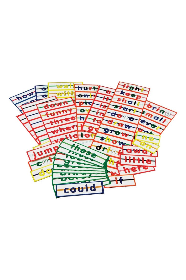 Sight Words String Ups, Alternate, color, Multicolored
