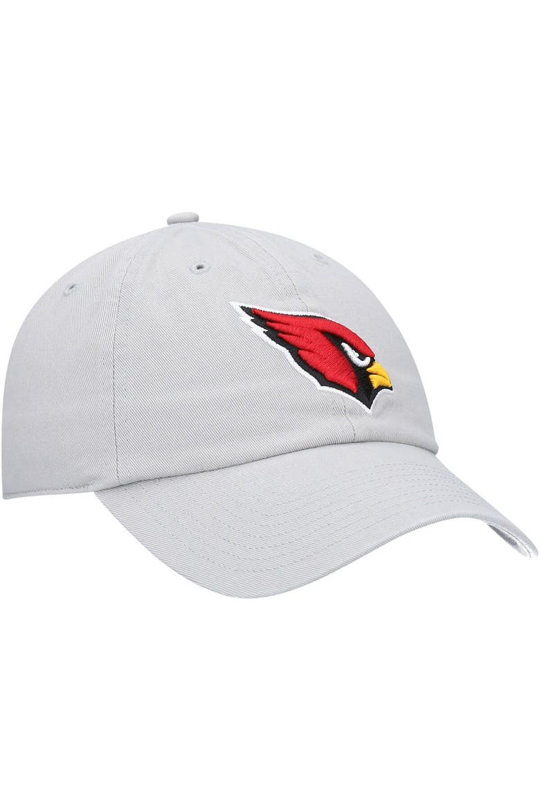 Men's '47 Gray Arizona Cardinals Clean Up Adjustable Hat, Alternate, color, Gray