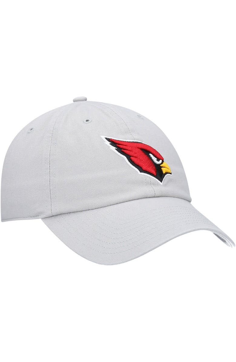 '47 Men's '47 Gray Arizona Cardinals Clean Up Adjustable Hat, Alternate, color, Gray