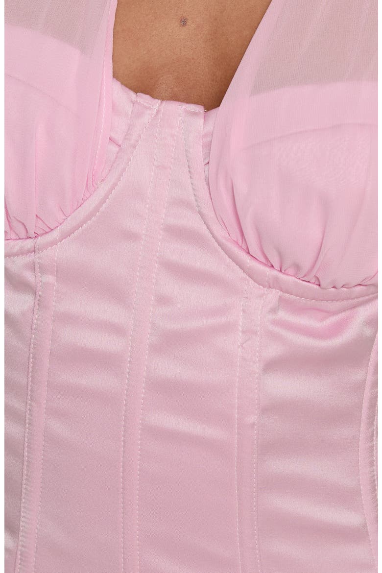 Ashley Mesh Strap Halter Top, Alternate, color, PINK