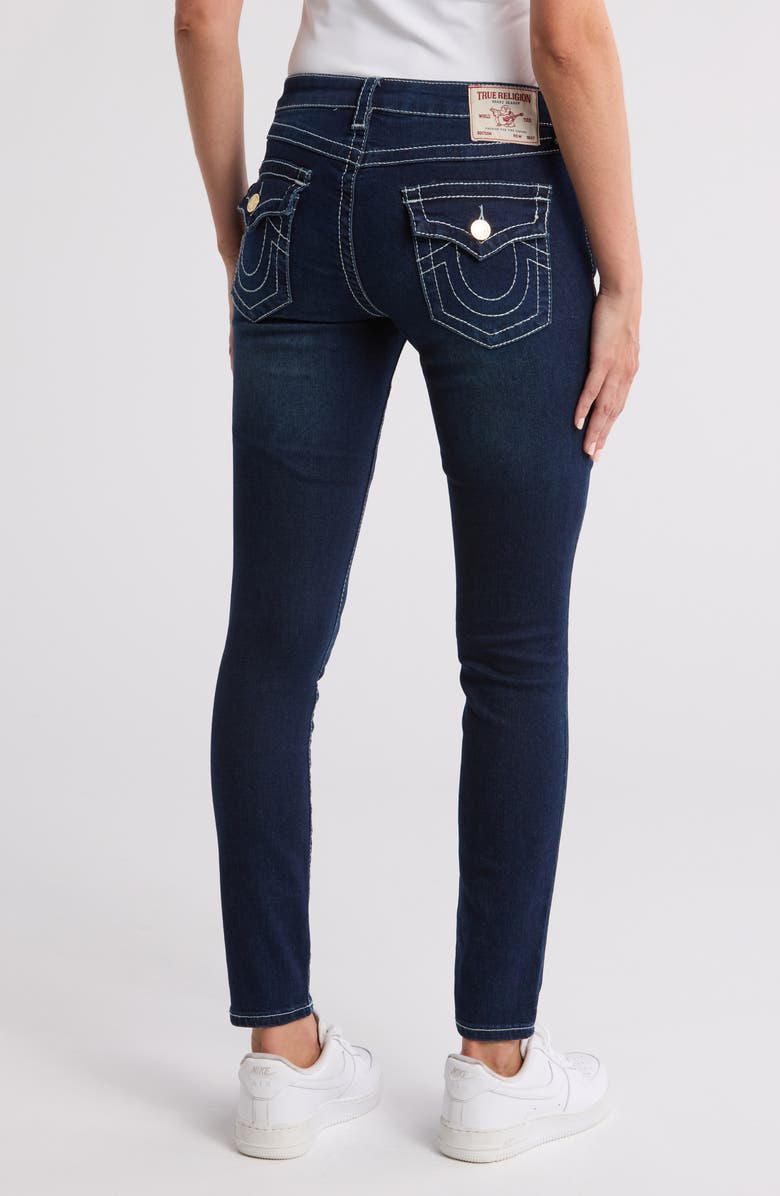 True Religion Jennie Big T Mid Rise Skinny Leg Jeans, Alternate, color, 