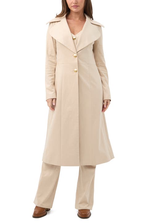 Starflower Faux Suede Coat