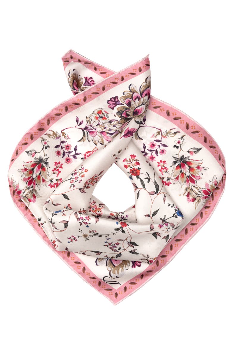 Elizabetta Jenna - Silk Bandana, Alternate, color, Pink