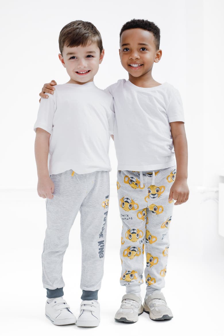 Lion King 2-Pack Jogger Pants, Alternate, color, Simba Grey Charcoal