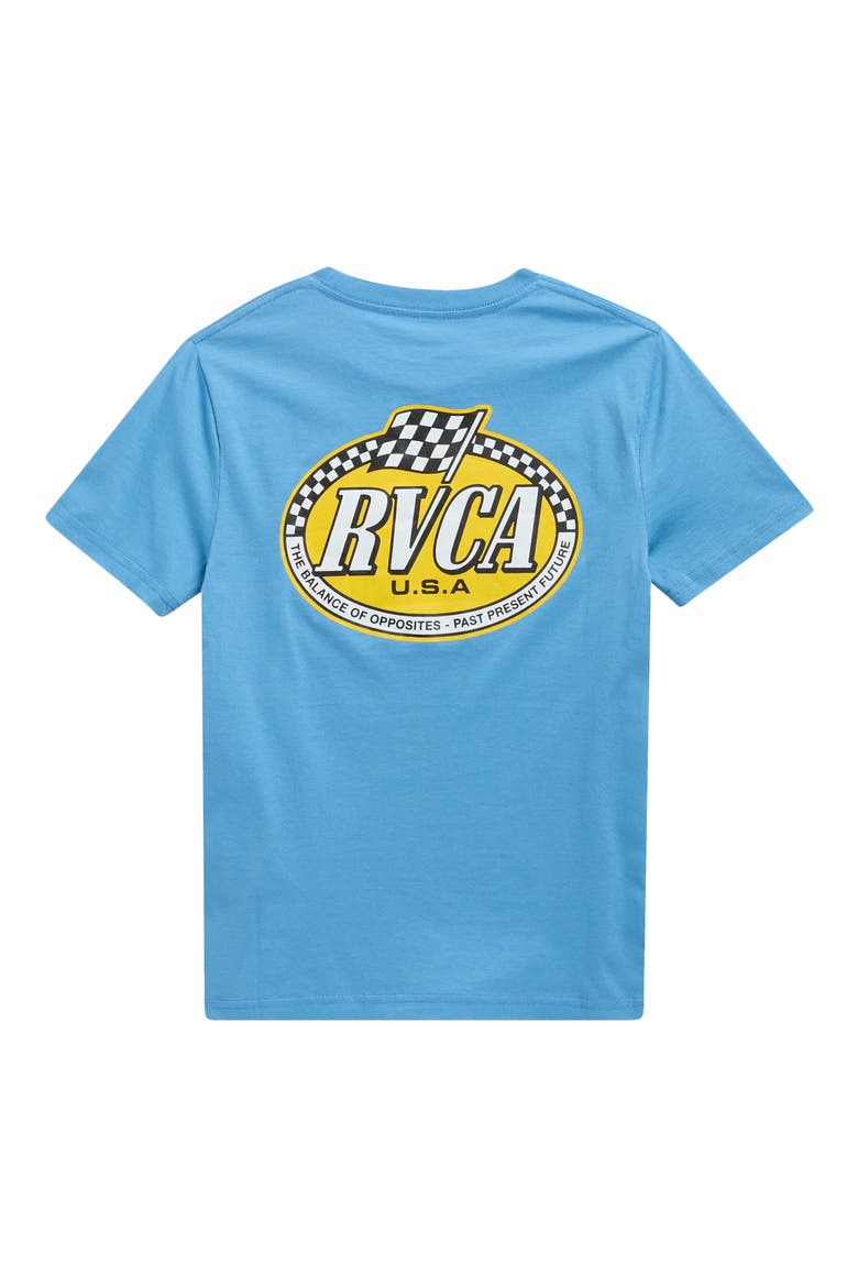 Kids' Speed Check Logo Graphic T-Shirt, Alternate, color, PACIFIC BLUE