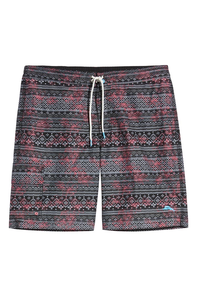 Tommy Bahama Baja Bora Bora Batik Print Board Shorts, Alternate, color, 