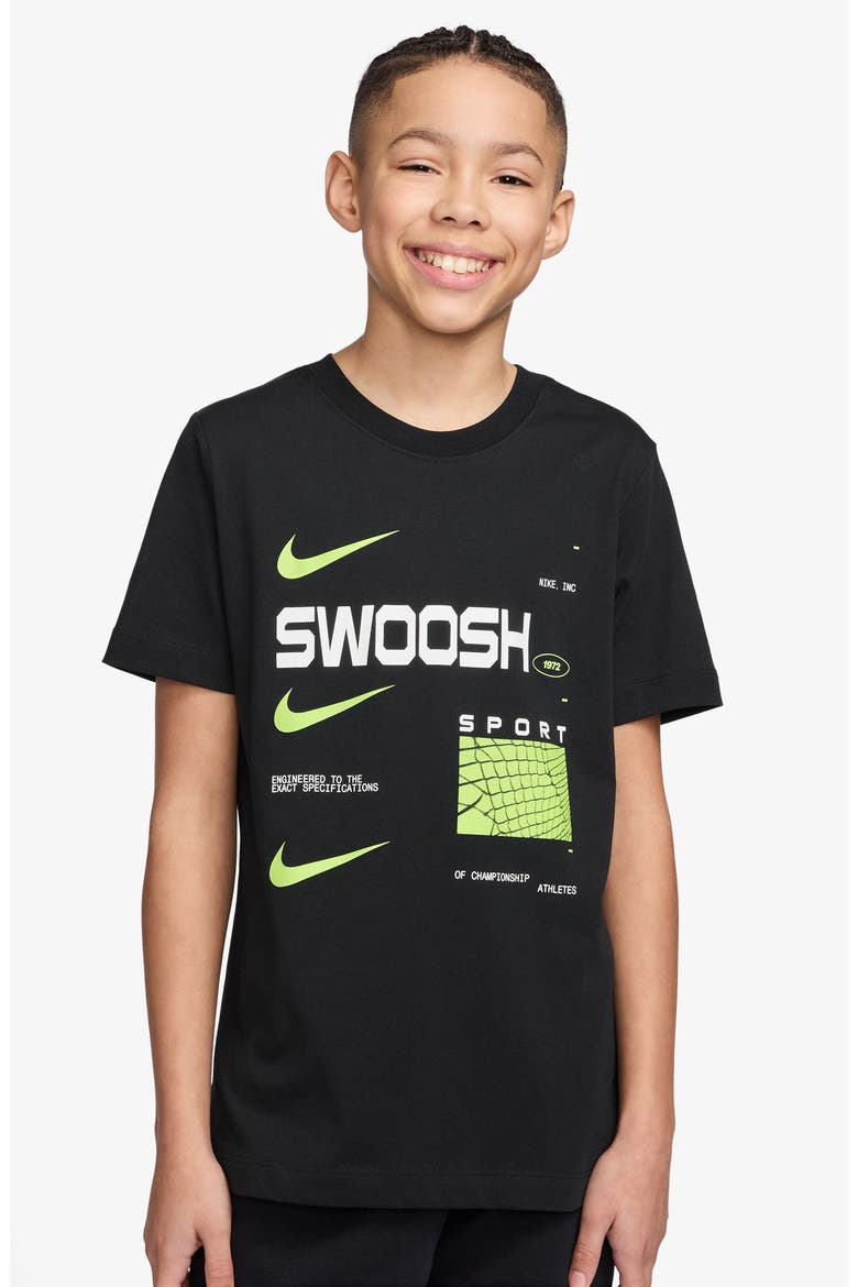 Kids' Sportswear Adapt 3 Graphic T-Shirt, Main, color, BLACK
