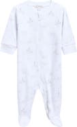Kissy Kissy Print Pima Cotton Footie